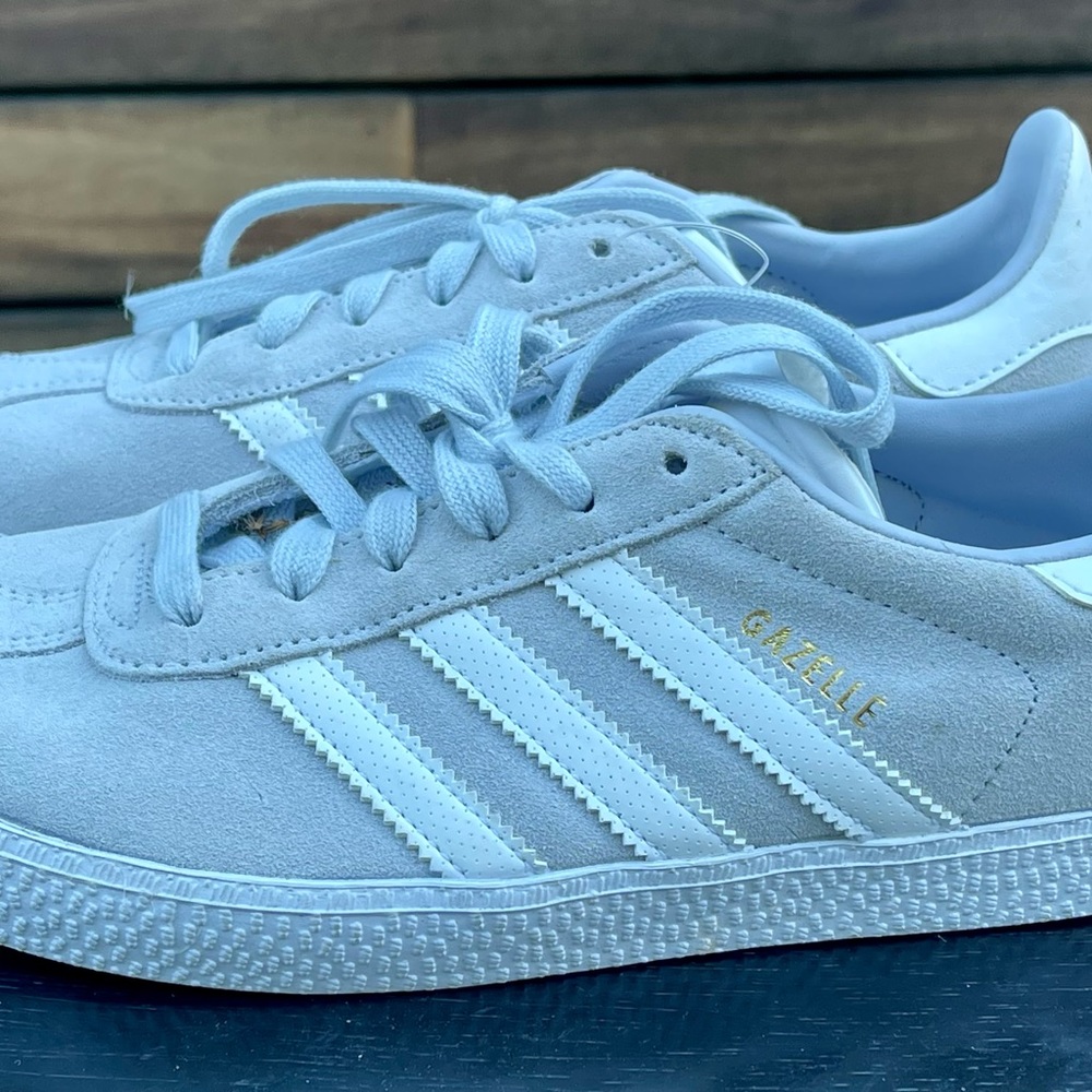 Adidas Gazelle grey suede never worn, women’s 6.5